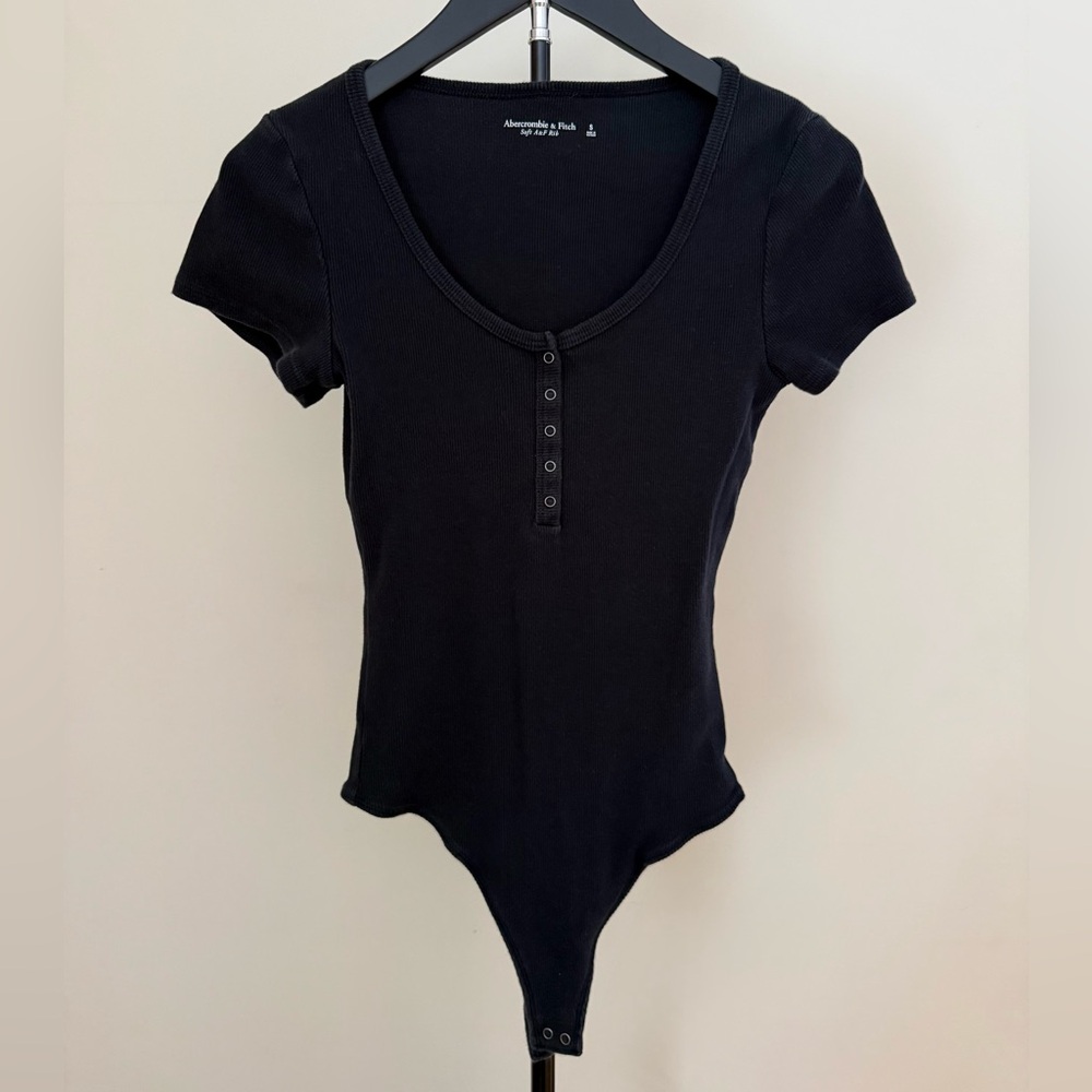 Abercrombie & Fitch Women's Black Bodysuit